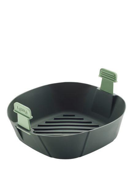 Lékué Air Fryer Large Square Basket, Grey, Grey