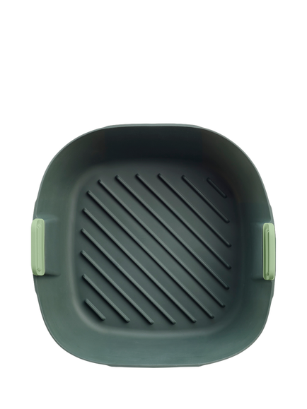 Lékué Air Fryer Large Square Basket, Grey - view 2, Grey