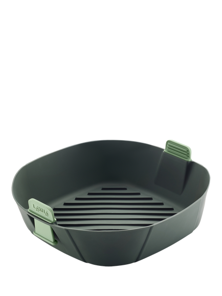 Lékué Air Fryer XL Square Basket, Grey, Grey