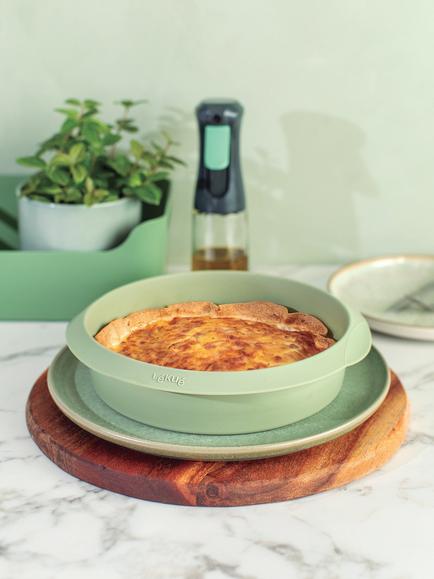 Lékué Air Fryer Non-Stick Mould, 20cm - view 2, Green