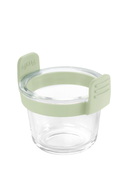 Lékué Air Fryer Glass Mini Cups, Set of 4, Clear/Green - view 2, Transparent