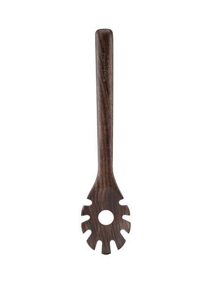 KitchenAid Solid Walnut Wood Pasta Fork, Walnut