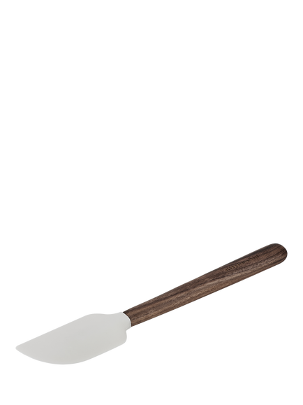 KitchenAid Walnut Wood Handle Silicone Head Scraper Spatula - view 2, Walnut/Porcelain