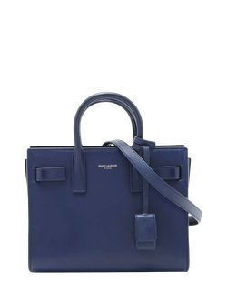 Pre-loved SAINT LAURENT Paris Sac De Jour Nano 2-Way Bag, Blue, Blue