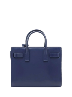 Pre-loved SAINT LAURENT Paris Sac De Jour Nano 2-Way Bag, Blue - view 2, Blue
