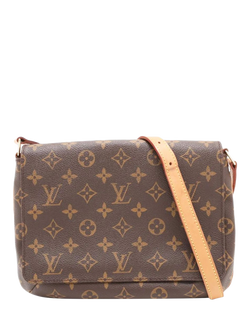 Pre-loved Louis Vuitton Vintage 2000 Monogram Musette Tango Bag, Brown, Brown
