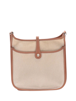 Pre-loved Hermès 2007 Evelyne 2PM Toile Bag, Neutral - view 2, Neutral
