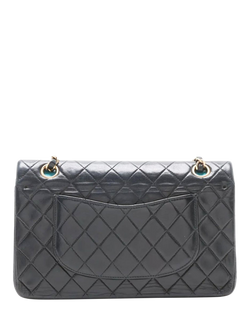 Pre-loved CHANEL Vintage 2002 Medium Lambskin Classic Double Flap Bag, Black - view 2, Black