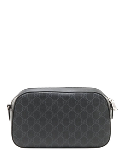 Pre-loved GUCCI GG Supreme PVC Shoulder Bag, Black - view 2, Black