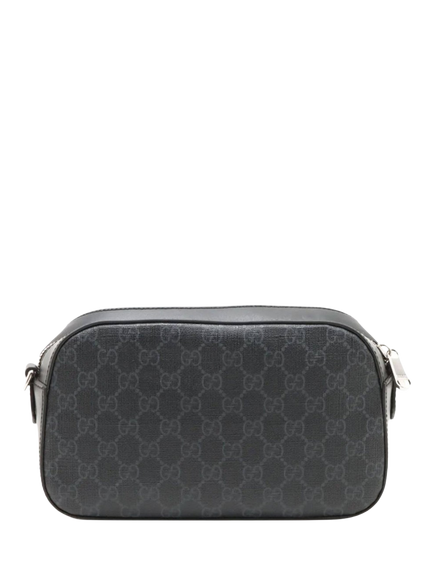 Pre-loved GUCCI GG Supreme PVC Shoulder Bag, Black - view 2, Black