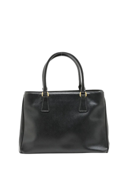 Pre-loved Prada Saffiano Galleria 2-Way Bag, Black - view 2, Black