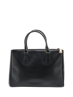 Pre-loved Prada Saffiano Galleria 2-Way Bag, Black - view 2, Black
