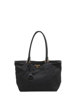 Pre-loved Prada Small Nylon Tote Bag, Black, Black
