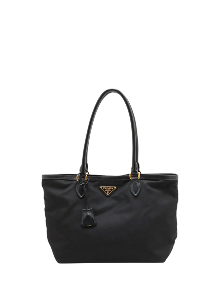 Pre-loved Prada Small Nylon Tote Bag, Black, Black