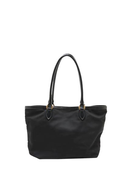 Pre-loved Prada Small Nylon Tote Bag, Black - view 2, Black