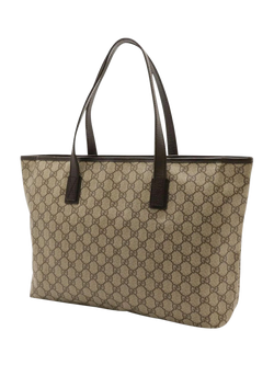 Pre-loved GUCCI GG Canvas Tote Bag, Brown - view 2, Brown