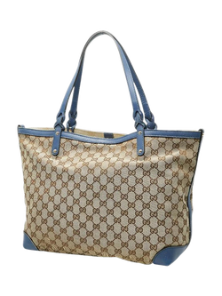 Pre-loved GUCCI GG Canvas Tote Bag, Brown - view 2, Brown