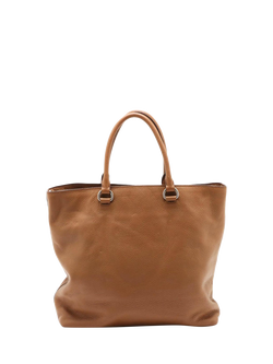 Pre-loved Prada Vitello Daino Leather 2-Way Bag, Brown - view 2, Brown