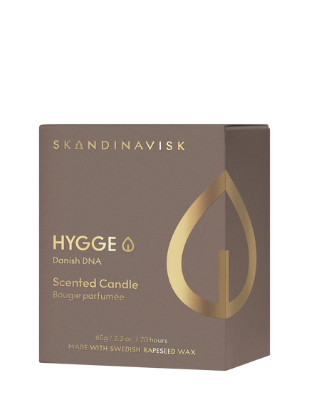 SKANDINAVISK Hygge Votive Candle, 65g - view 2, Camel Brown