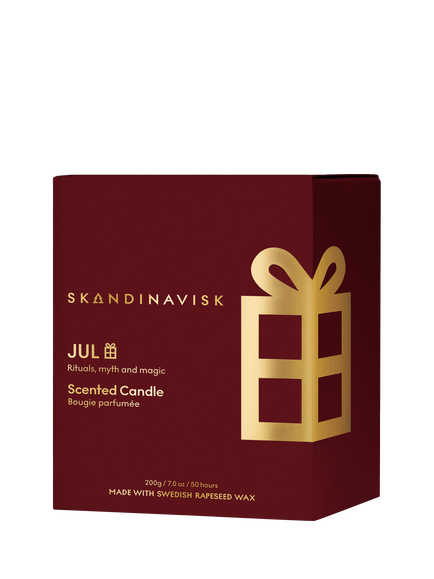 SKANDINAVISK Jul Candle, 200g - view 2, Merlot Red