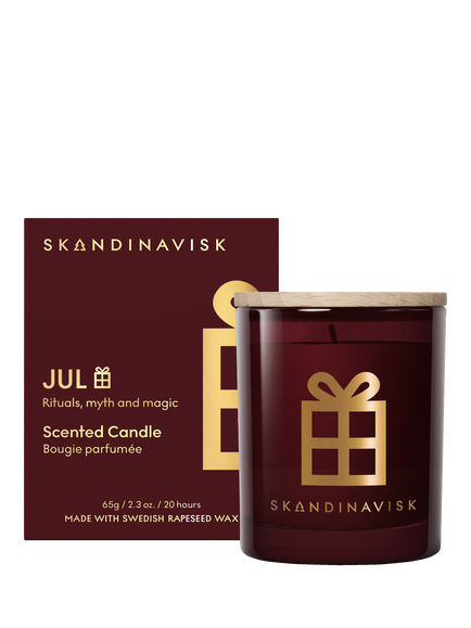 SKANDINAVISK Jul Votive Candle, 65g, Merlot Red