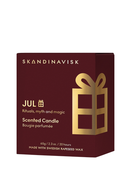 SKANDINAVISK Jul Votive Candle, 65g - view 2, Merlot Red