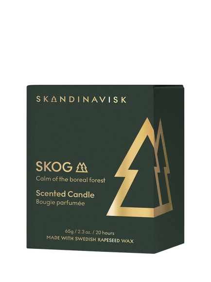 SKANDINAVISK Skog Votive Candle, 65g - view 2, Forest Green