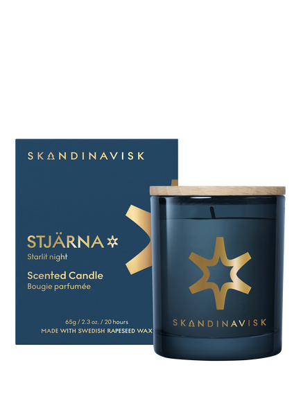 SKANDINAVISK Stjarna Votive Candle, 65g, Midnight Blue