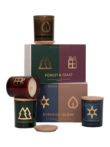 SKANDINAVISK Evening Glow Scented Candle Gift Set - view 2, Multi