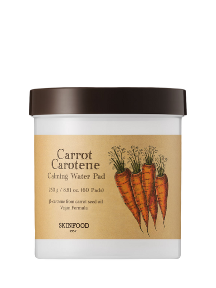 Skinfood Carrot Carotene Calming Water Pad, x 60, Clear