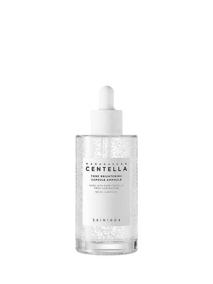 SKIN1004 Madagascar Centella Tone Brightening Capsule Ampoule Serum, 100ml, Clear
