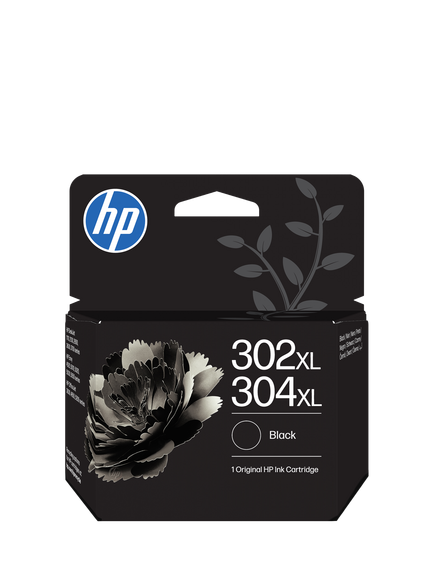 HP 302XL/304XL Black Ink Cartridge, Black