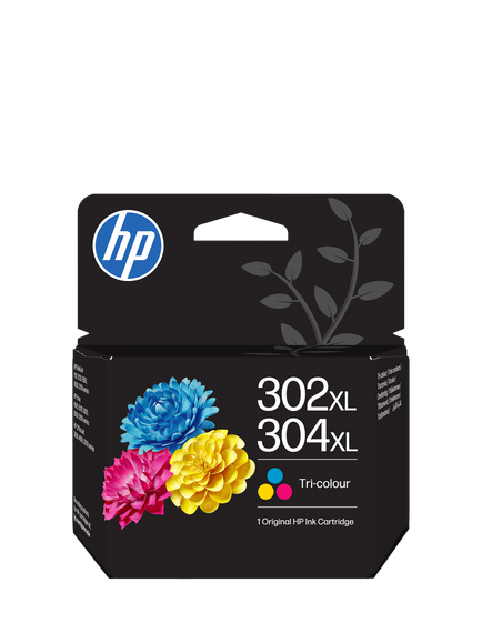 HP 302XL/304XL Tri-Colour Ink Cartridge, Tri Colour