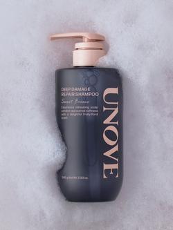 UNOVE Deep Damage Repair Shampoo Sweet Breeze, 500ml - view 2, Clear