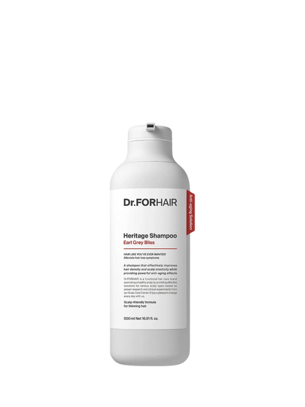 Dr.ForHair Heritage Shampoo Earl Grey Bliss, 500ml, Clear
