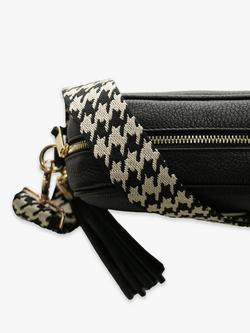 Apatchy London Tassel Leather Crossbody Bag - view 2, Black