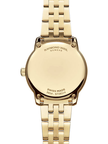 Raymond Weil Women's Toccata Mother of Pearl Bracelet Strap Watch, White/Gold - view 2, White/Gold