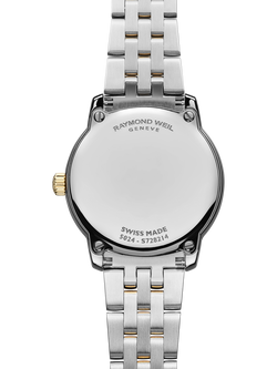 Raymond Weil Women's Toccata Mother of Pearl Bracelet Strap, White/Multi - view 2, White/Multi