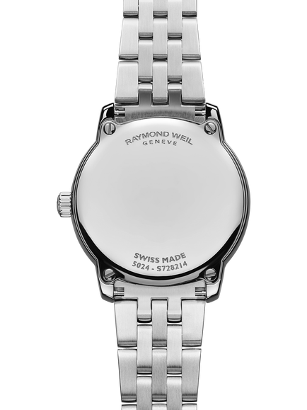 Raymond Weil Toccata Women's Mother of Pearl Bracelet Strap Watch, White/Silver - view 2, White/Silver