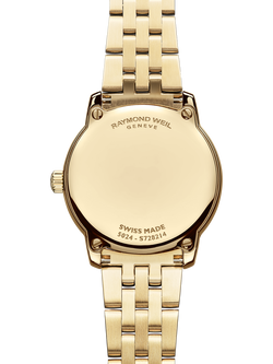 Raymond Weil Women's Toccata Round Bracelet Strap Watch, Champagne/Gold - view 2, Champagne/Gold