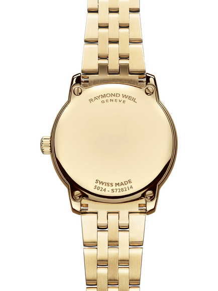 Raymond Weil Women's Toccata Round Bracelet Strap Watch, Champagne/Gold - view 2, Champagne/Gold