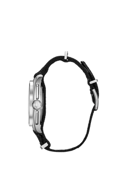 Bulova 96A225 Men's Lunar Pilot Chronograph Fabric Strap Watch, Black - view 2, Black