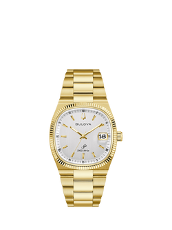 Bulova 97B223 Men's Super Seville Square Bracelet Strap Watch, Silver