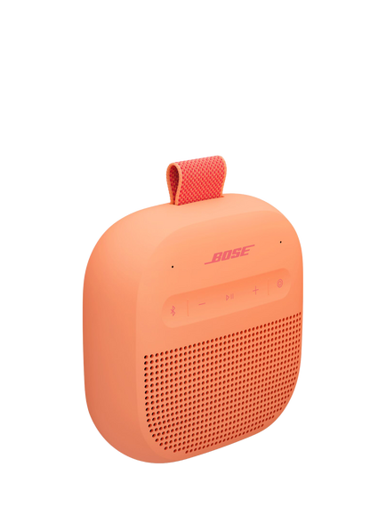 Bose SoundLink Micro (2nd Gen) Water-resistant Portable Bluetooth Speaker with Built-in Speakerphone, Limited Edition, Sunset Peach - view 2, Sunset Peach