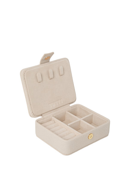 TUTTI Edge Mini Jewellery Box, Stone, Stone