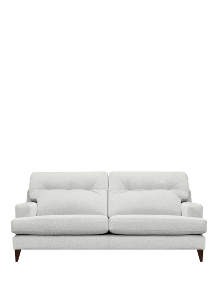 G Plan Vintage OUTLET The Seventy Two Medium 3 Seater Sofa, Dark Leg, Like New, Tweed Cloud, Tweed Cloud