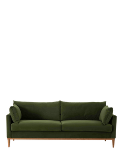 Swyft OUTLET Model X01 Large 3 Seater Sofa, Like New, Velvet Vine, Velvet Vine