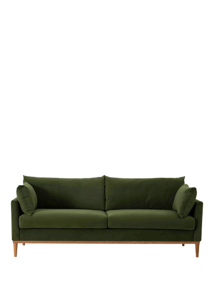 Swyft OUTLET Model X01 Large 3 Seater Sofa, Like New, Velvet Vine, Velvet Vine