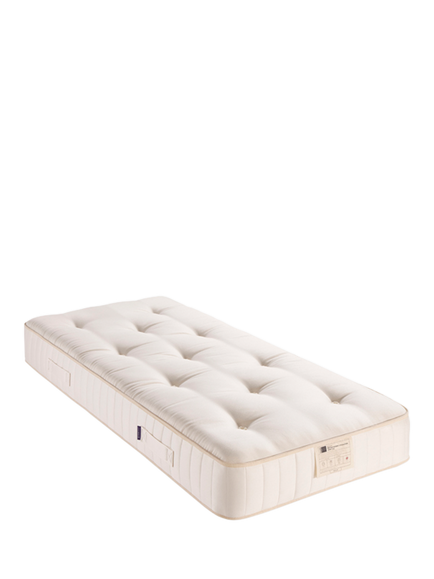 John Lewis OUTLET British Natural Collection Hemp 2750 Mattress, Regular Tension, Single, Like New, White