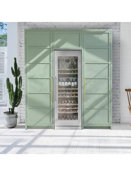 Caple WF1552 Freestanding Wine Cooler, Stainless Steel - view 2, Stainless Steel
